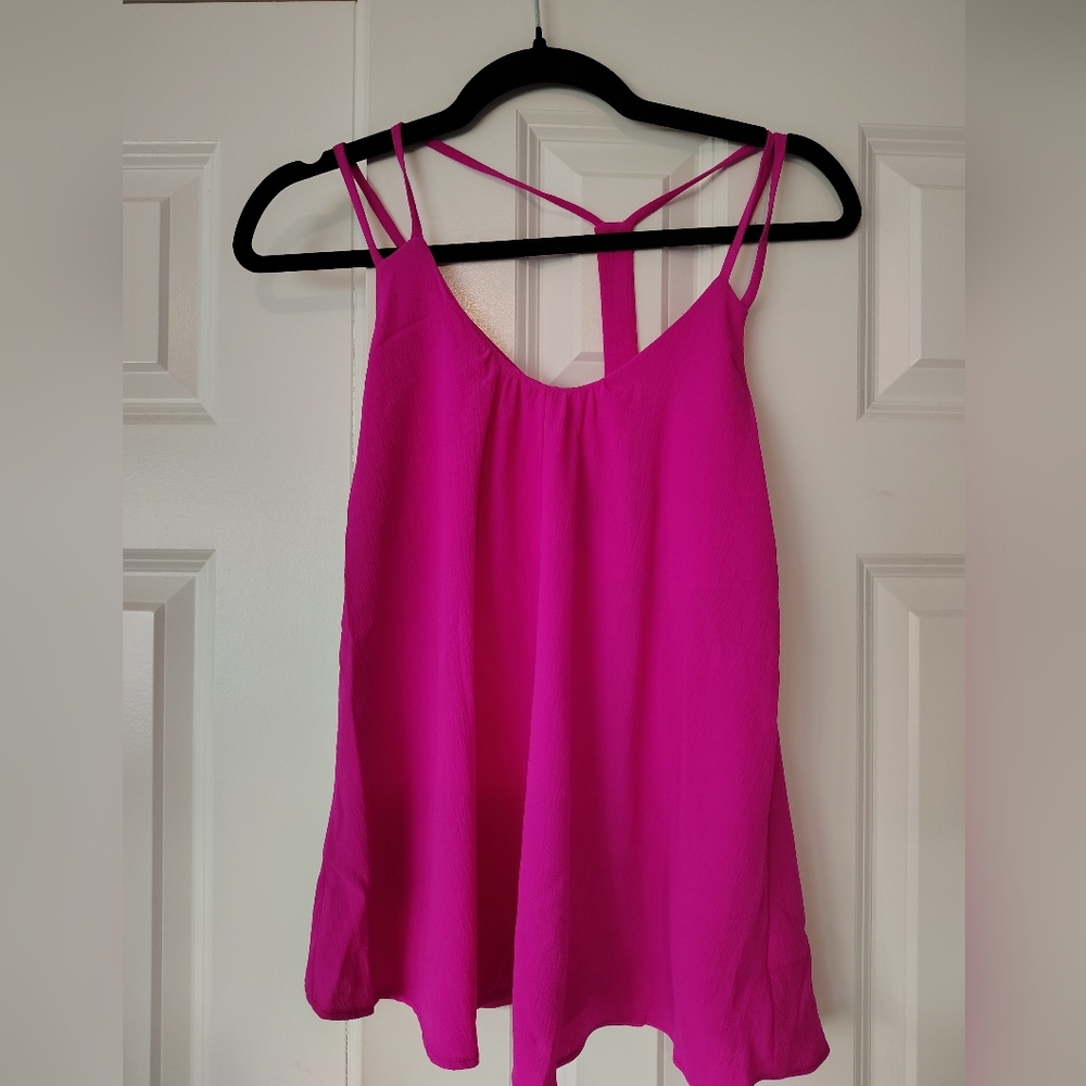 Vibrant Pink Women's Top‎ Mabel Xs